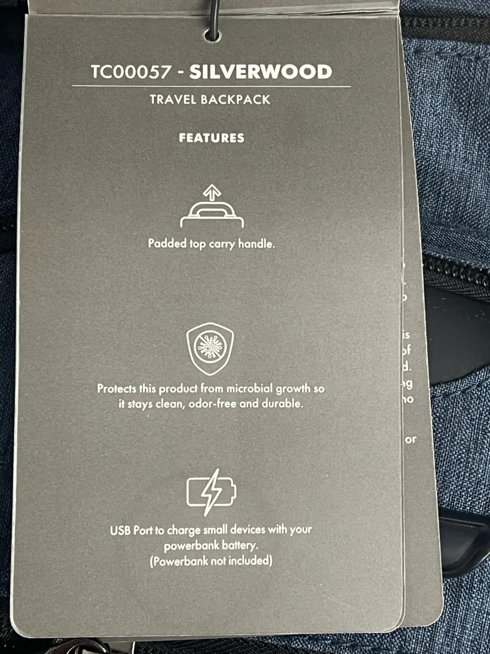 Traveler's Choice Men's Dark Blue Everyday Backpack